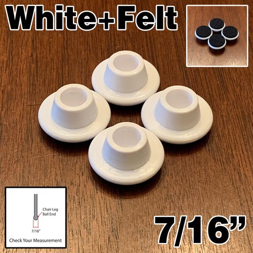 Replacement chair glides - chair, x4