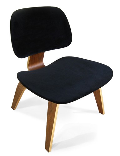 Black seat cover - seat, eames