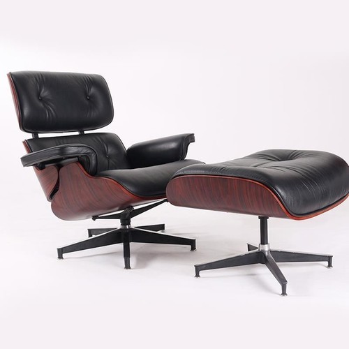 Eames lounge chair with stool - lounge,